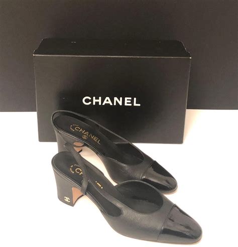 chanel black leather shoes|chanel shoes online outlet.